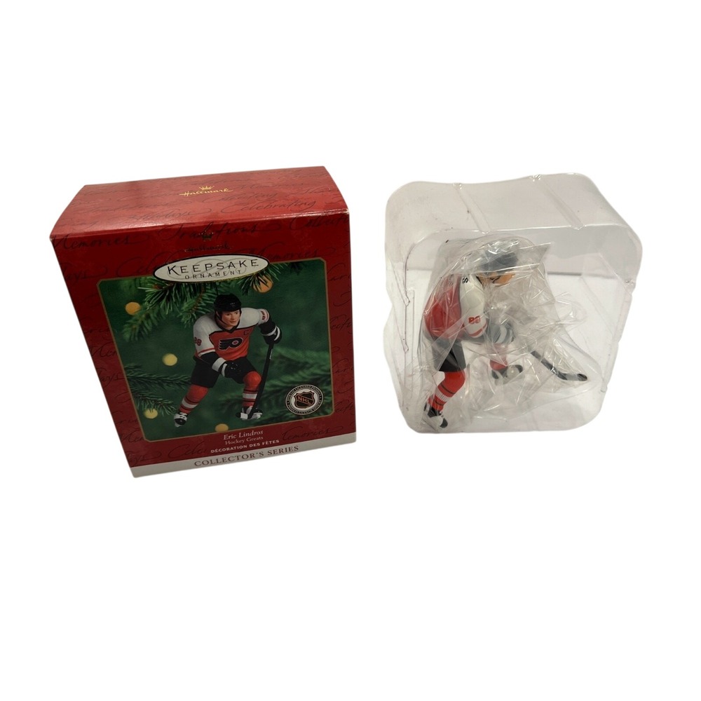 Hallmark Keepsake 2000 Eric Lindros Philadelphia Flyers Hockey Greats Ornament‎